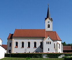 Pfarrkirche Erlbach Oberbayern.JPG