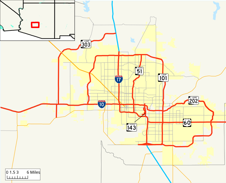 File:Phoenix Area Freeways map.svg