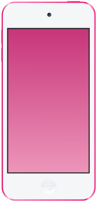 Pink iPod touch 6th generation.svg