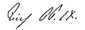 Pius IX Signature.jpg
