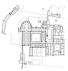 Plan de l'ancien monastère de Poissy détruit en 1802