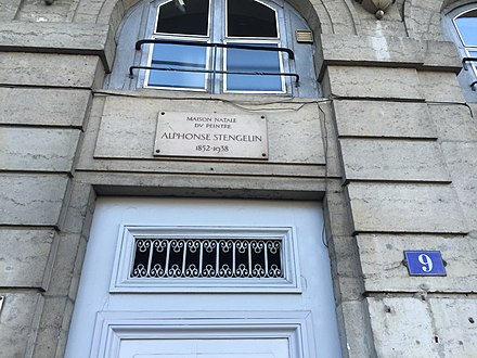 Maison natale d'Alphonse Stengelin, no 9 quai Lassagne.
