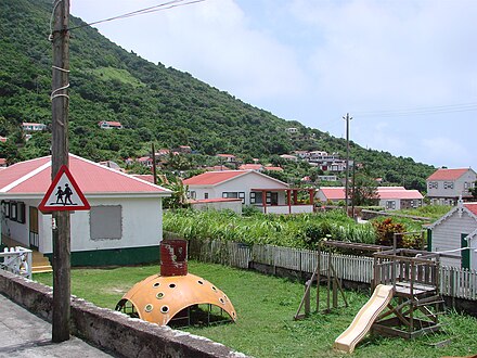 A playground on Saba