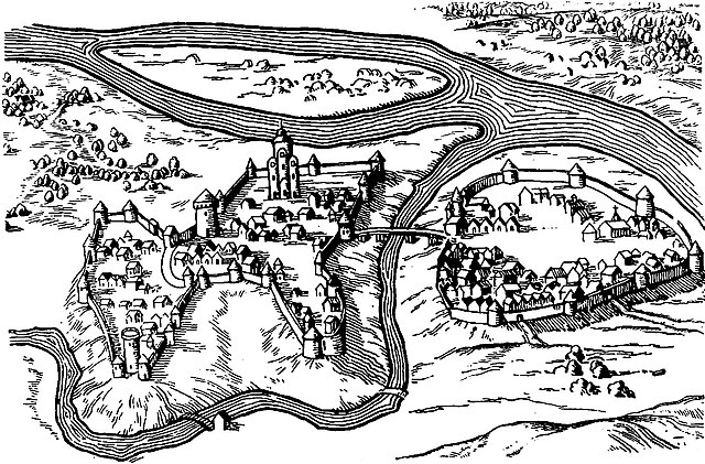 Polotsk in the 16th century.