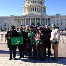 AFSCME members by the US Capitol, 2013 Proud AFSCME members by the US Capitol.jpg