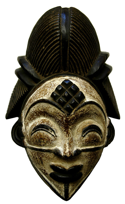 A Punu tribe mask, Gabon, Central Africa