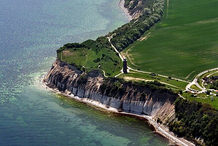 Cape Arkona on the island of Rügen in Germany, was a sacred site of the Rani tribe before Christianization.
