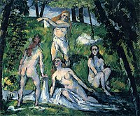 Paul Cézanne, Cztery kąpiące się, 1877–1878, kolekcja prywatna (nr kat. 216)