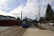 Trams der Baureihe R2.2 und R3.3 am Effnerplatz