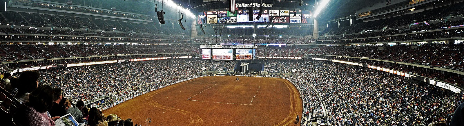 Doroczny Houston Livestock Show and Rodeo, odbywający się na NRG Stadium