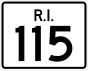 Route 115-Markierung