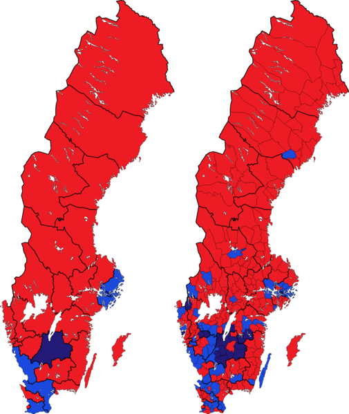 Fil:Riksdagsvalet i Sverige 1998 i valkretsar och kommuner.png