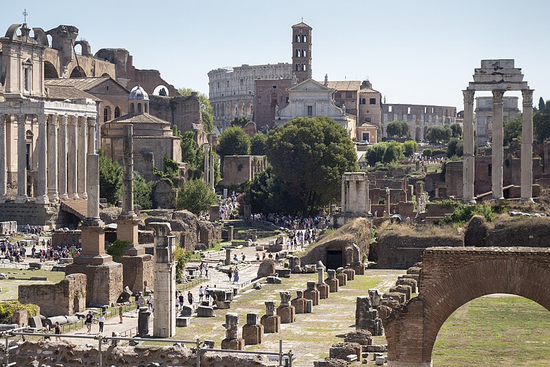 File:Roman Forum looking East.jpg