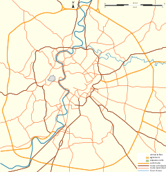 Mapa lokalizacyjna Rzymu