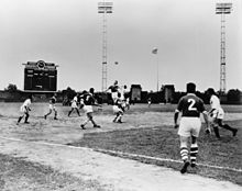 Soccer game at Roosevelt Stadium in 1960 Roosevelt Stadium soccer.jpg