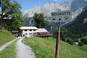 Brochhütte mit Engelhörner