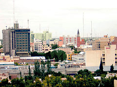 San Juan, segundo centro urbano importante de Cuyo.