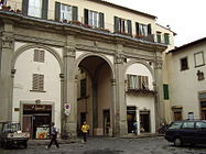 Three arches of the portico which remained after demolition San pier maggiore.JPG