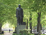 Monumento de Sarmiento en la ciudad de Boston, Estados Unidos