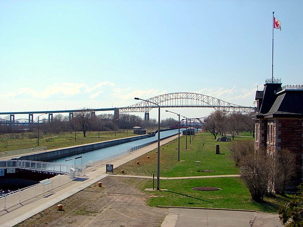 Sault Locks in Sault Ste. Marie.