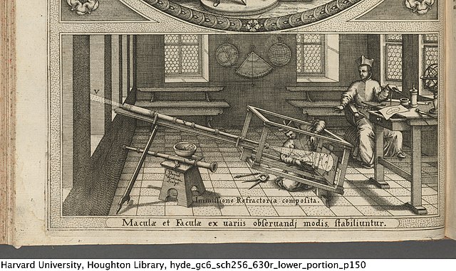 christoph scheiner sun observation for sunspots