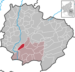 Kaart van Schweisweiler
