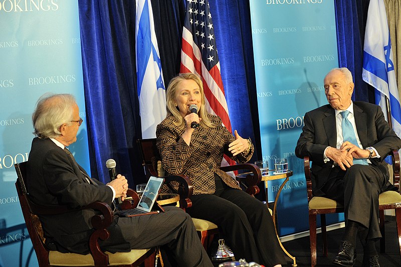 File:Secretary Clinton Participates in a Joint Discussion With Israeli President Peres (7367264012).jpg