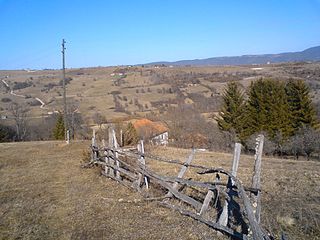 Detane Village in Raška District, Serbia