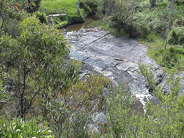 Glacier "Selwyn" Rock formation beside the Inman River at Inman Valley in the Hundred of Encounter Bay