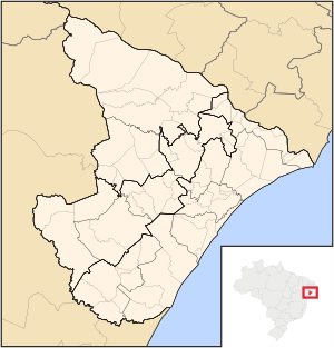 Mapa de Sergipe