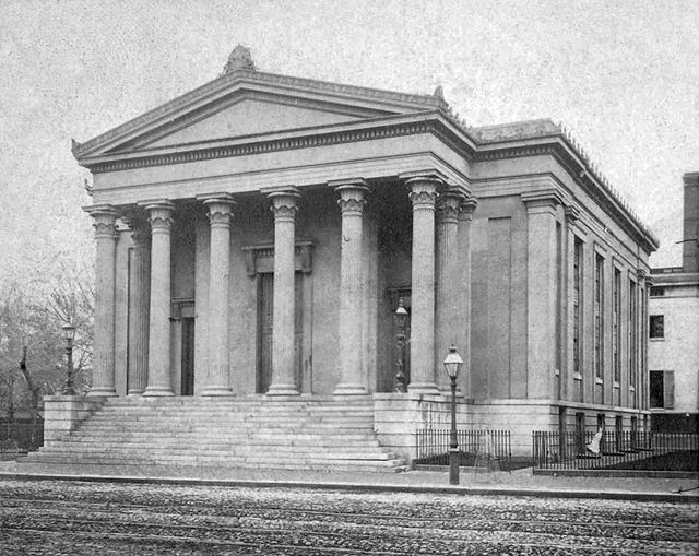 Washington Square Presbyterian Church in Philadelphia, built 1820–22 (demolished 1939)