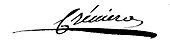 signature de Jean-Baptiste Crenière