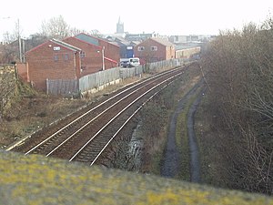 Сайт на железопътната гара Armley Moor.jpg