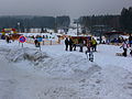 The Ski resort at Šumava mountains, attractive snowpark with 3 four-chair lifts.