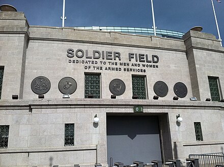 The Bears played all of their home games at Soldier Field.