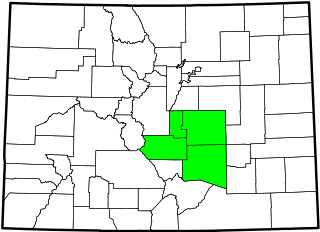 South Central Colorado Urban Area Metropolitan area of Colorado