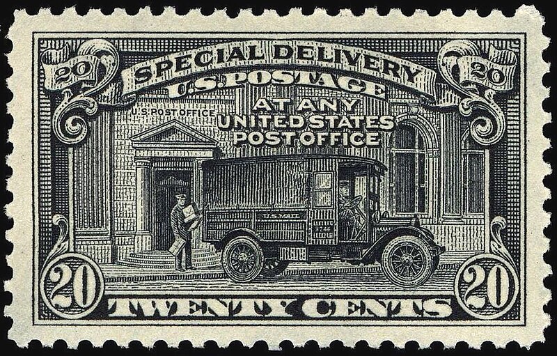 File:Special Delivery 20c 1925 issue.JPG