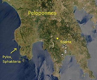 <span class="mw-page-title-main">Battle of Pylos</span> Naval battle during the Peloponnesian War (425 BC)