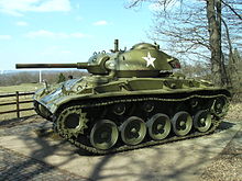 Panzerdenkmal (M24 Chaffee) auf der Spicherer Höhe