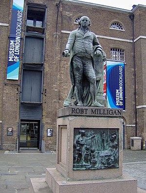 Statua di Robert Milligan