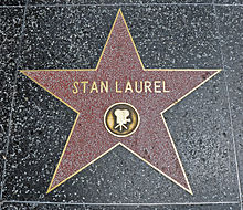 Stern für Stan Laurel auf dem Hollywood Walk of Fame