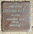 image=https://commons.wikimedia.org/wiki/File:Stolperstein_Franziusweg_63_(Lichtr)_Johanna_Maass.jpg