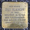 Stolperstein Swinemünder Str 125 (Mitte) Cilli Blaukopf.jpg