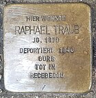 Stolperstein für Raphael Traub