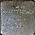 Stolperstein für Sally Grünewald (Hardefuststraße 8)