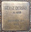 Stolpersteine ​​Martin-Luther-King-Platz 3 (Heinz Dessau), Hamburg-Rotherbaum.JPG