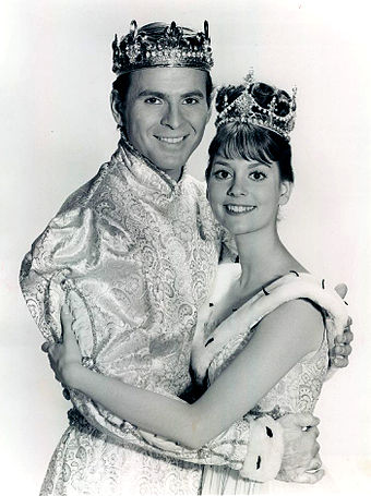Stuart Damon, as the Prince; Lesley Ann Warren, as Cinderella (1965)