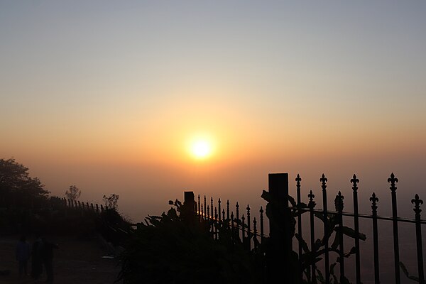 Sunrise seen from Nandi Hills