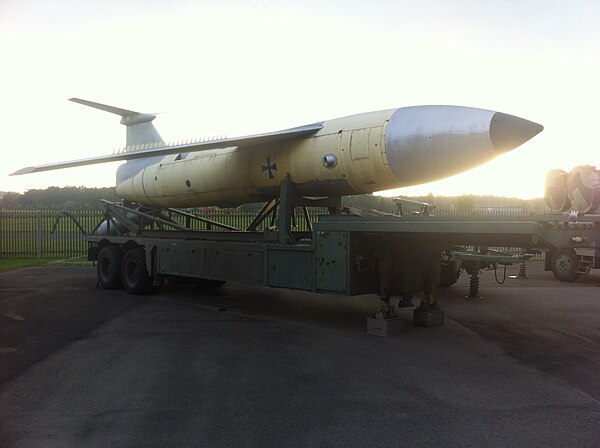 A Matador missile at Gatow, Germany.