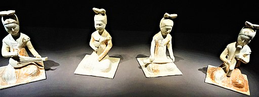 Tang Dynasty Painted Pottery Figures